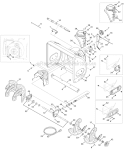 Auger and Auger Housing Diagram and Parts List for 31AM63KE701 2011 Yard Man Snow Blower
